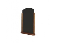 Tavle Securit 40x26x7 cm med Ramme massivt træ,6 stk/krt