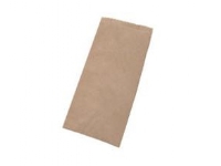 Fransk Hotdog pose 70/30x190 mm 40 gr kraft Brun uden Tryk,1000 stk/krt