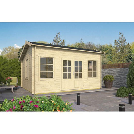 Akron Bjælkehytte 40 mm - 400899N - 20 m²