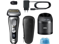 Braun Series 9 Pro 9467cc, Folie shaver, Ekstra sensitiv, Intensiv, Normal, Sølv, Vekselstrøm/batteri, Lithium-Ion (Li-Ion), 1 t