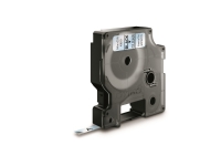 Labeltape DYMO® D1 sort på klar 6mm x 7m