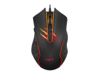 Havit Gaming Series MS1027 - Mus - ergonomisk - optisk - 6 knapper - kabling - USB - sort