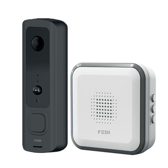 FESH Smart Home Videodørklokke - Med Lydgiver