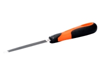 Bahco ERGO 4-186-04-2-2, Fil, Trekantet fil, Andet snit, Sort, Orange, 10 cm, 6 mm