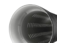 IQ regnvandsrør DN300 fuldsl. - 338-296mm sort PP SN8. 6 mtr. med muffe