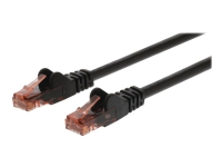 Nedis - Netværkskabel - RJ-45 (han) til RJ-45 (han) - 15 m - UTP - CAT 6 - formet, rund, knastfri - sort