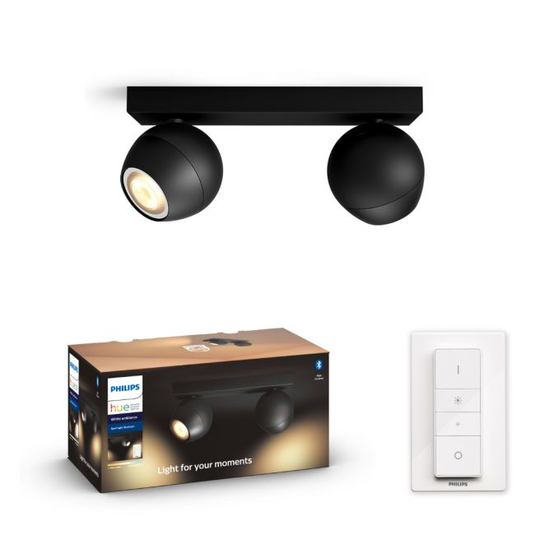 Philips Hue Buckram Hue bar/tube Sort 2x5W 230V - 929003047901