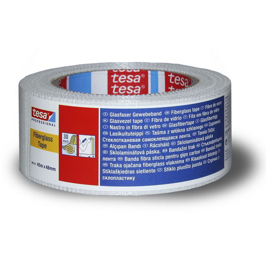 Tesa Glasfibervæv Hvid 45 m x 48 mm