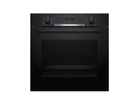 Bosch Serie | 4 HBA534EB0 - Ovn - til indbygning - niche - bredde: 56 cm - dybde: 55 cm - højde: 58.5 cm - med selv-rengøring - Klasse A - sort