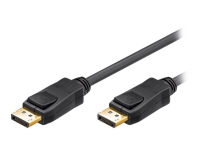 MicroConnect - DisplayPort kabel - DisplayPort (han) haspet til DisplayPort (han) haspet - DisplayPort 1.2 - 50 cm - 4K60Hz (4096 x 2160) support - s