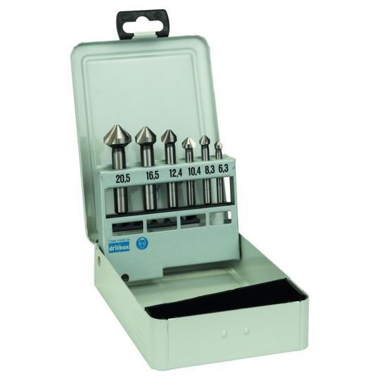 Bosch Forsænkersæt 6 Stk 6,3-20,5mm Cyl - 2608597527