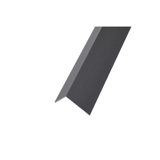 Wimex L-Cover, Alu 40 x 60 x 3600 Antracite Længde 3600 mm