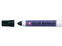 Sakura Solid Marker, Sort, Sort, Blå, Beton, Glas, Jern, Læder, Papir, Gummi, Træ, -10 - 200 °C, 132 mm, 1 stk