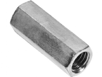 WALRAVEN Gevindmuffe M10x30mm med sekskant, rustfri stål A2 AISI 304, nøglevidde 17mm