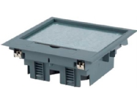 SCHNEIDER ELECTRIC Gulvboks UFB-240F Plast Bredde 199 mm, Længde 199 mm, Højde 72 mm. Leveres med 2 rammer til 4 FUGA moduler.