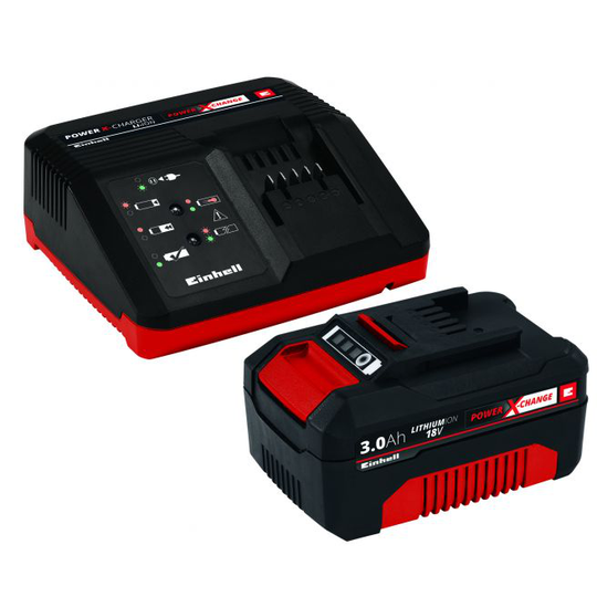 Einhell Sæt med oplader og batteri 18 V 3,0 Ah P-X-C