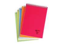 Notesblok Clairefontaine linicolor fresh, A5, linjeret