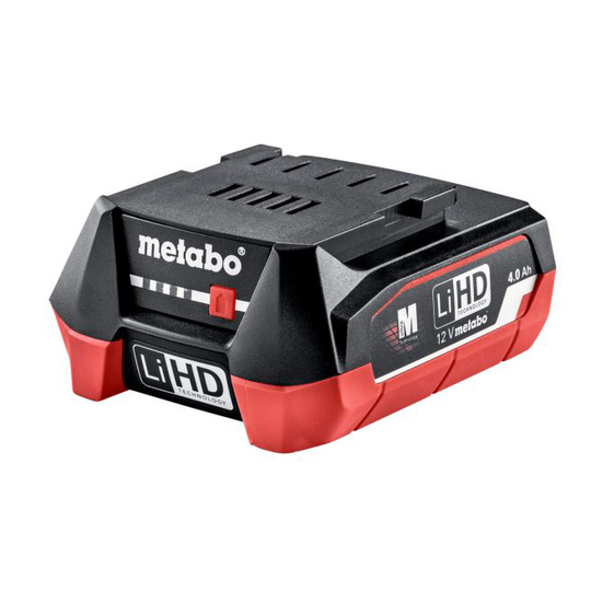 Metabo 4061792003415 - 625349000 LiHD batterier 12 V