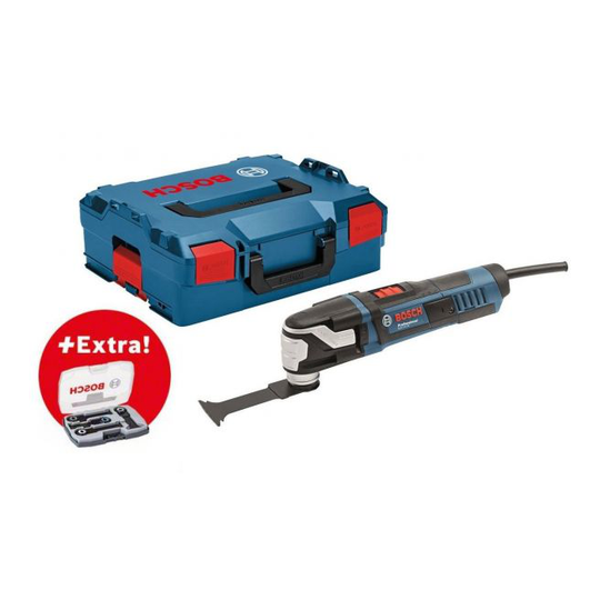 Bosch Professional-sæt: Multiskærer GOP 55-36 + tilbehørssæt med 4 dele i L-BOXX - - 0601231104