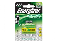 Energizer Power Plus AAA, Genopladeligt batteri, AAA, Nikkel-Metalhydrid (NiMH), 1,2 V, 2 stk, 700 mAh
