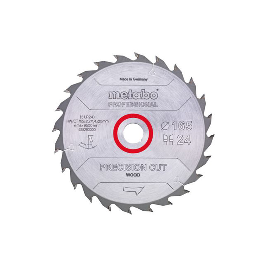 Metabo 4007430176349 - 628040000 Rundsavklinge precision cut wood, kvalitet professional, til håndrundsav