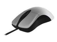 Microsoft Pro IntelliMouse - Mus - højrehåndet - optisk - 5 knapper - kabling - USB 2.0 - skyggehvid