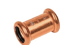 lige muffe 54 mm - Cu press. M og V bakker