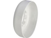 Roset Hvid Lav 32mm Ø85mm - T/afløbsrør