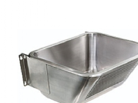 Franke vaskekar type VK450 i dimension 450x400x240 mm - til vægmontage - inklusiv konsol samt kugleventil