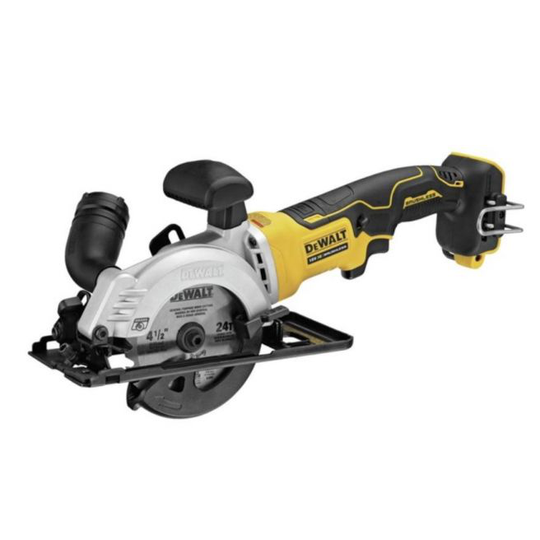 DeWALT 18V XR Bl 115mm Rundsav, Løs Enhed - DCS571N-XJ