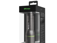 Design Flashlight, P53, incl. Bag Hand flashlight, Black,
