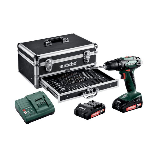 Metabo BS 18 Set - 602207910 Akku-bore--skruemaskine