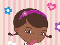 Disney Doktor Mc Stuffins tæppe 133x95