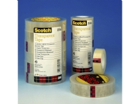 Tape Scotch kontortape 550 transparent 15mm x 66m - (66 meter pr. rulle x 10 ruller)
