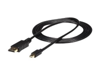 StarTech.com 6ft (2m) Mini DisplayPort to DisplayPort 1.2 Cable, 4K x 2K UHD Mini DisplayPort to DisplayPort Adapter Cable, Mini DP to DP Cable for M