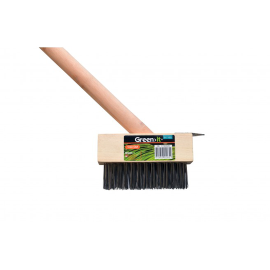 Green-it Fliserenser med stålbørste 140 cm.