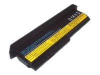 CoreParts - Batteri til bærbar computer - Litiumion - 9-cellet - 7800 mAh - sort - for Lenovo ThinkPad X200 X200s X200si X201 X201i X201s