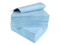 Blå oilonly måtte kraftig - 40x50cm, absorberer op til 120L. -pakke a 100stk