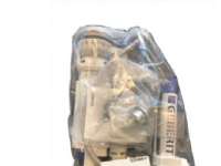 Duravit Komplet indmad - Består af skyllegarniture, trykknap 3/6 liter, svømmeventil