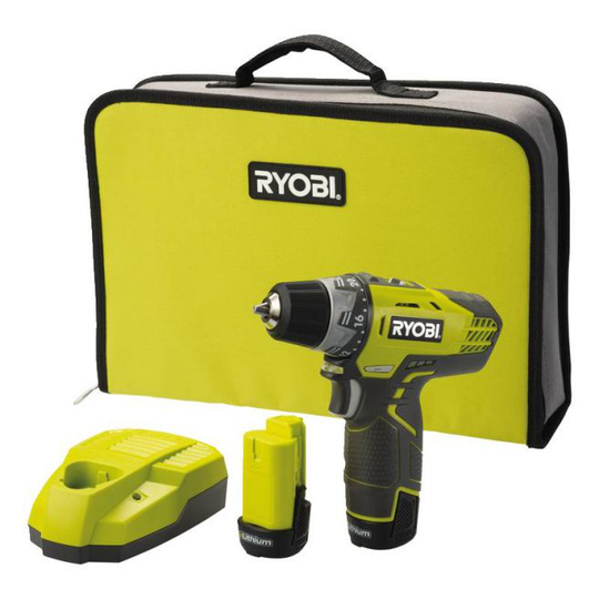 Ryobi Bore-/skruemaskine 12V - R12DD-LL13S - VAREN ER UDGÅET