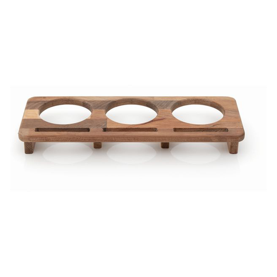 Paleo Træstand for 3x12cm Gryde - træplade