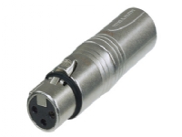 Neutrik NA3F5M XLR-adapter XLR-tilslutning - XLR-stik 1 stk