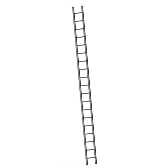 JUMBO Enkeltstige SP 19 trin 5,5m. M/stigefod - 41JES119-S