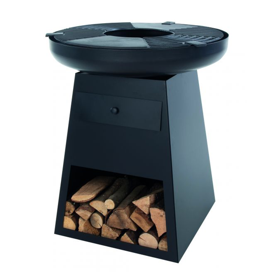 Havana Bålgrill m.støbejernsrist