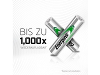 Energizer Universal HR03 Genopladeligt AAA-batteri NiMH 500 mAh 1.2 V 4 stk