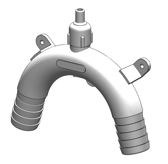 Tru-design Vakumventil 25 mm Hvid Komposit