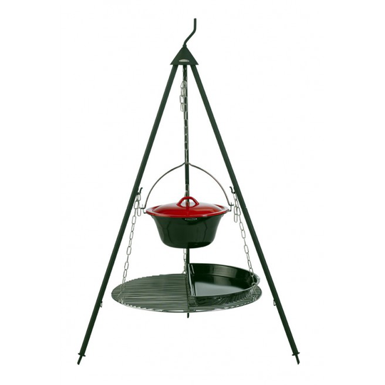 Bonfire Basissæt 8 + Gryde (6L) + Halv BBQ pande