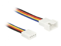 Delock - Forlængerkabel til blæserstrøm - 4 pin PWM (han) til 4 pin PWM (hun) - 1 m