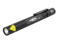 Ansmann Future T120, Kuglepenslommelygte, Sort, Aluminium, Knapper, IP54, LED