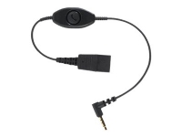 Jabra - Kabel til hovedsæt - Quick Disconnect han til stereo mini-jackstik han - 30 cm